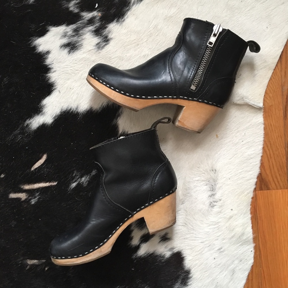 Swedish Hasbeens Zip It Emy Boots